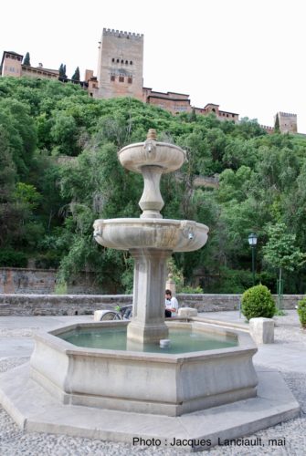 Paseo de los Tristes, Grenade, Andalousie, Espagne