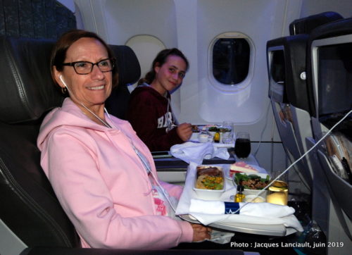 Quelque part dans les airs entre le Québec et l’Europe