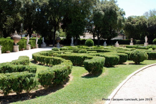 Jardin de la Villa Borghese, Rome Italie