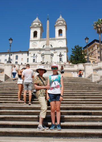 Escalier de la Trinité des Monts, Rome, Italie