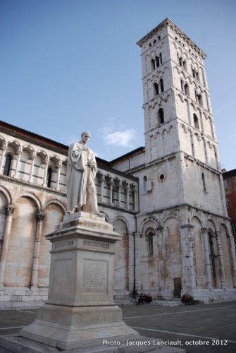 Piazza San Michele in Forro, Lucques, Italie