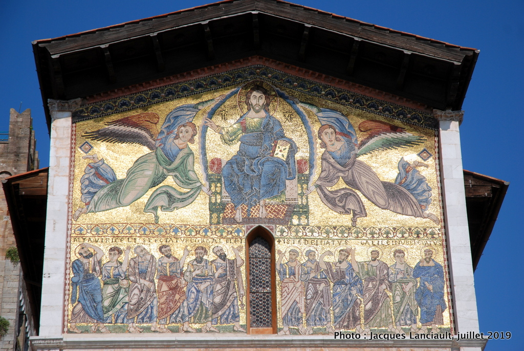 Mosaïque, Basilica di San Frediano, Lucques, Italie