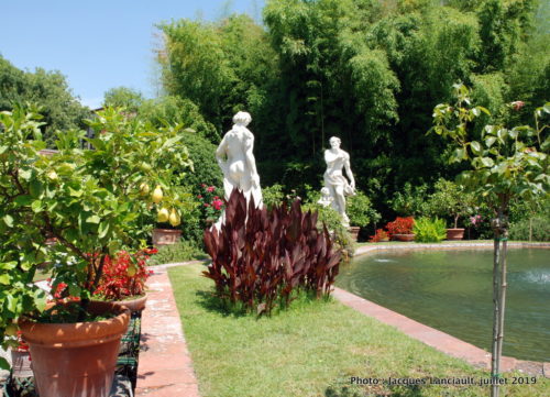 Jardin du palazzo Pfanner, Lucques, Italie