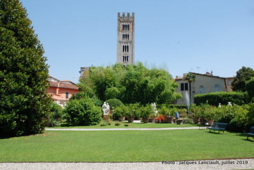 Jardin du palazzo Pfanner, Lucques, Italie