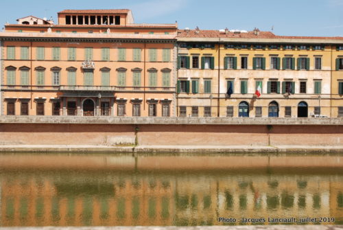 Fleuve Arno, Pise, Italie