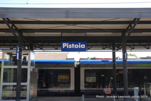 Gare ferroviaire, Pistoia, Italie