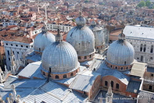 Dômes de la basilique San Marco, piazza San Marco, Venise, Italie