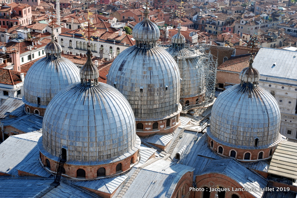 Dômes de la basilique San Marco, Venise, Italie
