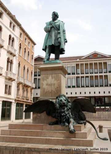 Monument Daniele Manin, Venise, Italie