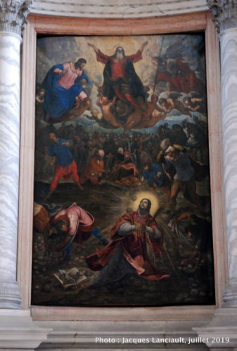 Autel Santo Stefano, Basilica di San Giorgio Maggiore, Venise, Italie