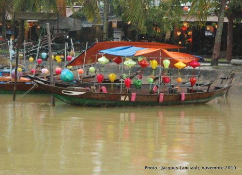 Rivière Thu Bon, Hoi An, Vietnam