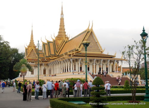 Salle du trône, palais Royal, Phnom Penh, Cambodge
