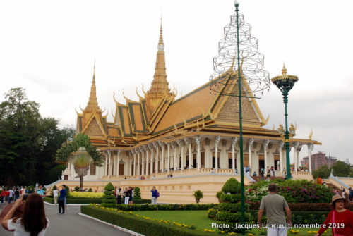 Salle du trône, palais Royal, Phnom Penh, Cambodge