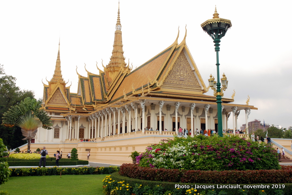 Salle du trône, Palais royal, Phnom Penh, Cambodge