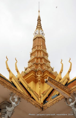 Salle du trône, palais Royal, Phnom Penh, Cambodge