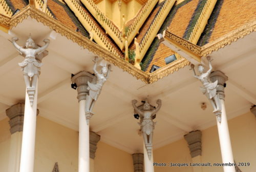 Salle du trône, palais Royal, Phnom Penh, Cambodge