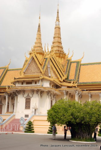 Salle du trône, palais Royal, Phnom Penh, Cambodge