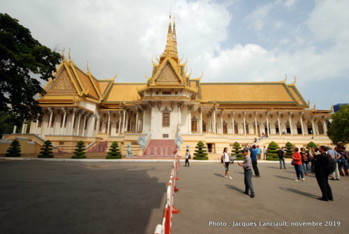 Salle du trône, palais Royal, Phnom Penh, Cambodge
