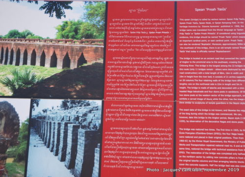 Pont Spean Praptos, Kampong Kdei, Cambodge