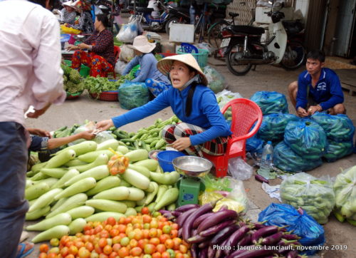 Marché public, Sa Đéc, Vietnam
