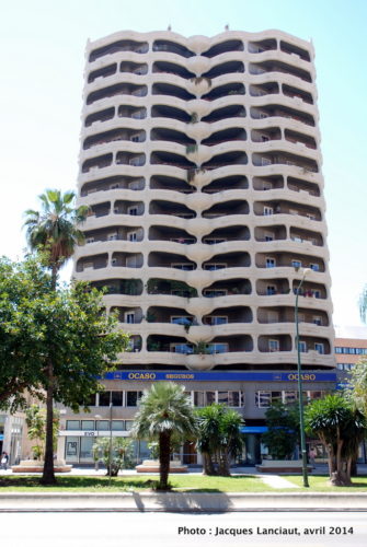 Edificio Gaudí, Málaga, Espagne