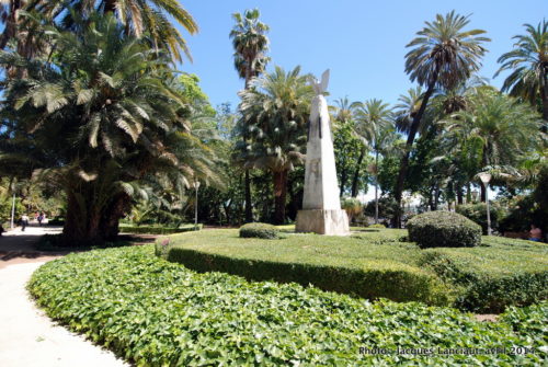 Paseo del Parque, Málaga, Espagne