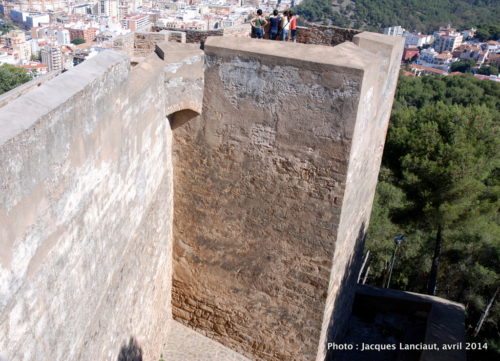 Castillo de Gibralfaro, Málaga, Espagne