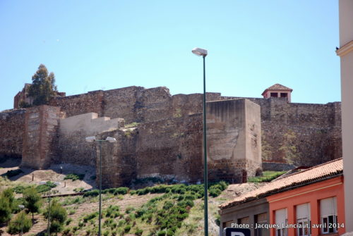 Murailles, Alcazaba, Málaga, Espagne
