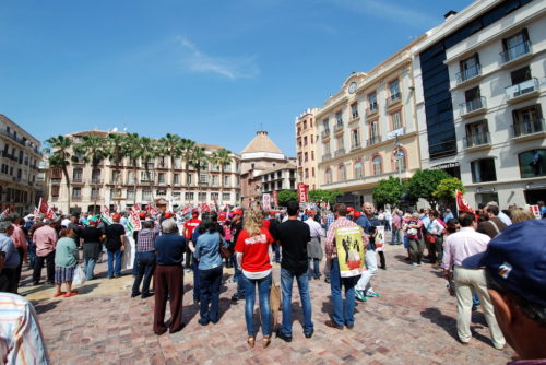 Manifestation du 1er mai 2014, Málaga, Espagne