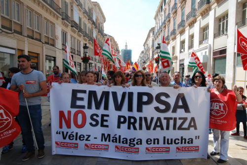 Manifestation du 1er mai 2014, Málaga, Espagne