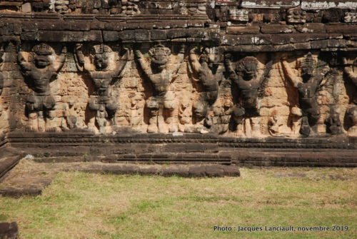 Terrasse des Éléphants, Angkor Thom, Siem Reap, Cambodge
