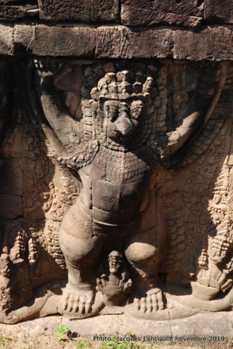 Terrasse des Éléphants, Angkor Thom, Siem Reap, Cambodge