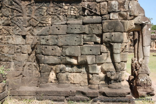 Terrasse des Éléphants, Angkor Thom, Siem Reap, Cambodge