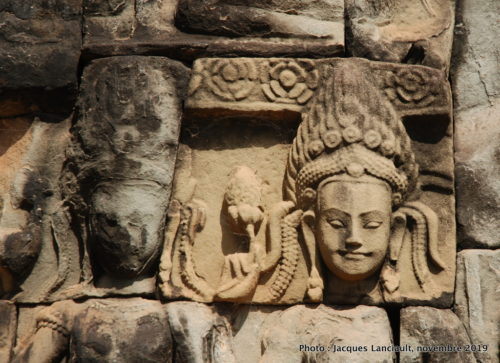 Terrasse du Roi lépreux, Angkor Thom, Siem Reap, Cambodge