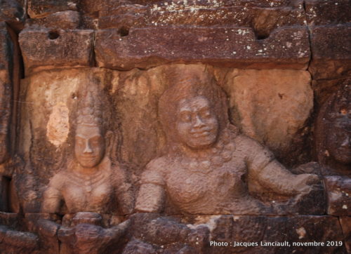 Terrasse du Roi lépreux, Angkor Thom, Siem Reap, Cambodge