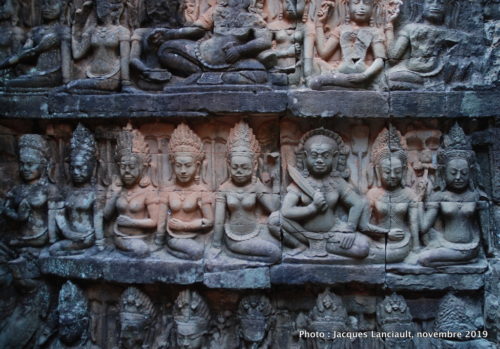 Terrasse du Roi lépreux, Angkor Thom, Siem Reap, Cambodge