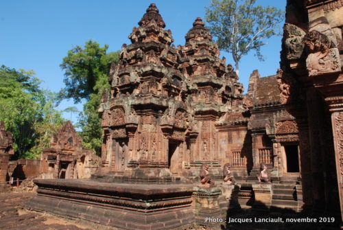 Temple Banteay Srei, Angkor, Siem Reap, Cambodge