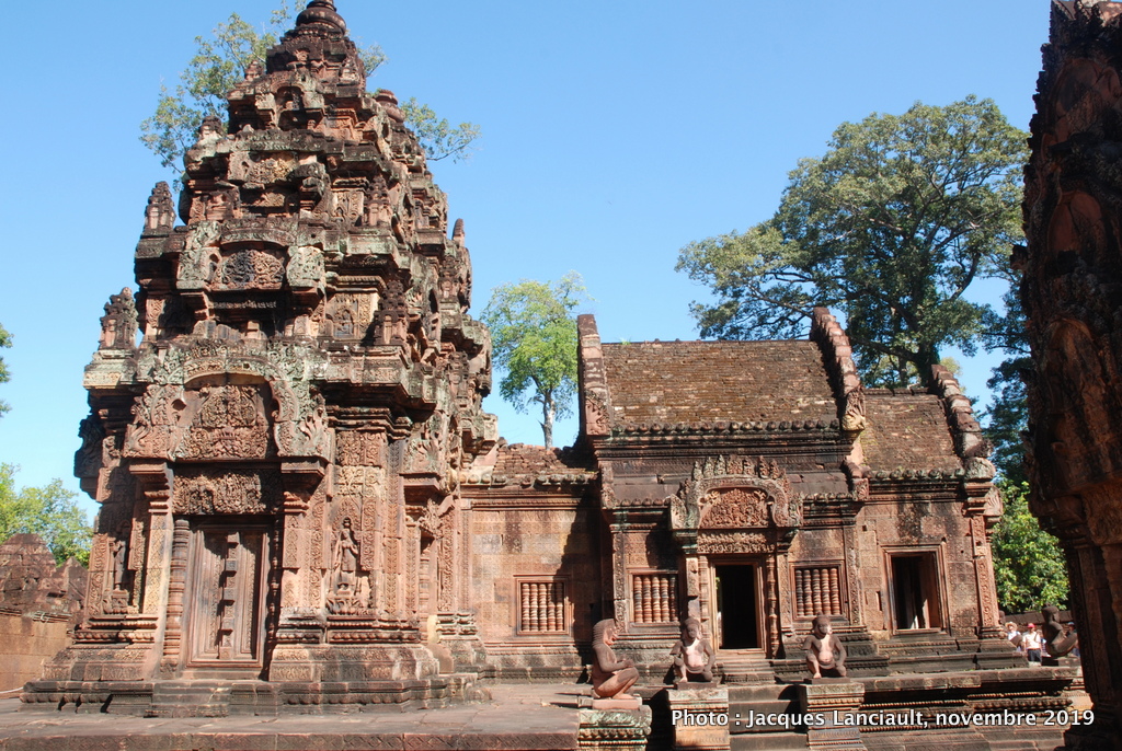Temple Banteay Srei, Angkor, Siem Reap, Cambodge