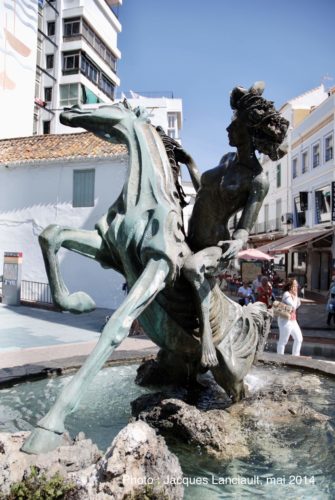 Plaza de los Naranjos, Marbella, Andalousie, Espagne