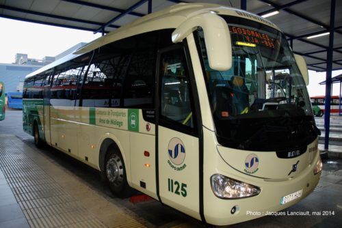 Estación de Autobuses, paseo de los Tilos, Málaga, Andalousie, Espagne
