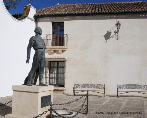 Antonio Ordóñez, plaza de Toros, Ronda, Andalousie, Espagne