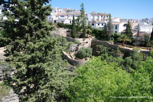 Jardins de Forestier, palacio Del Rey Moro, Ronda, Andalousie, Espagne