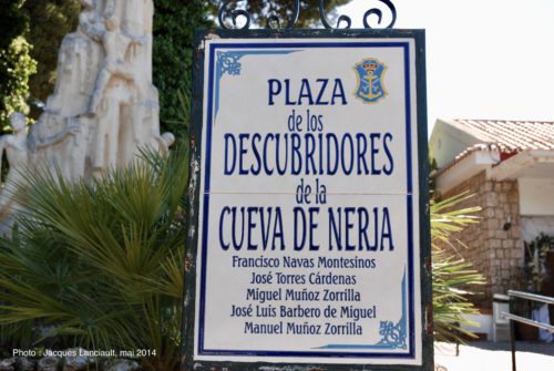 Plaza de los descrubridores, Nerja, Andalousie, Espagne