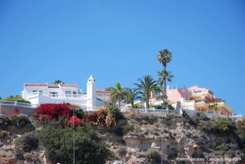 Playa Burriana, Nerja, Andalousie, Espagne
