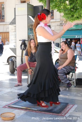 Danseuse de flamenco, Grenade, Andalousie, Espagne