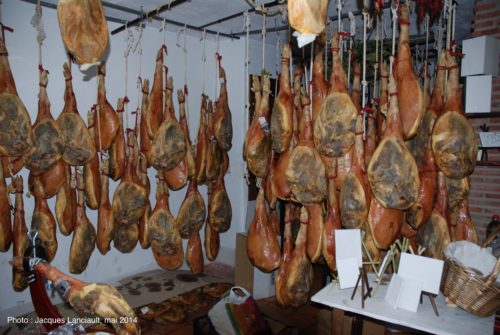 Museo del jamón, Pampaneira, Las Alpujarras, Andalousie, Espagne