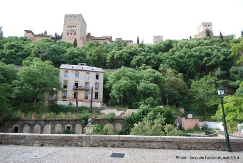Carrera del Darro, Grenade, Andalousie, Espagne
