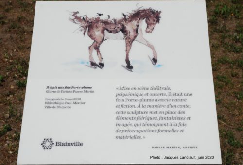 Il était une fois Porte-plume, Paryse Martin, Blainville, Québec
