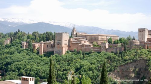Mirador de San Nicolás, Albaicín, Grenade, Andalousie, Espagne