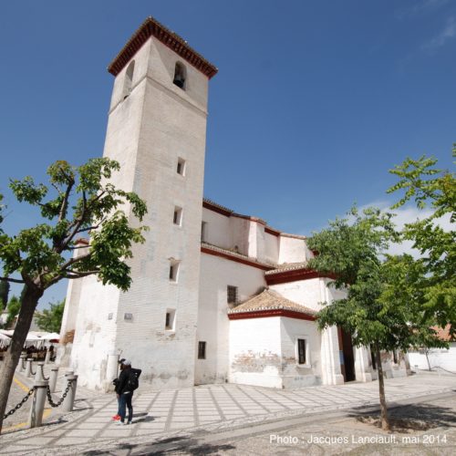 Iglesia de San Nicolás, Albaicín, Grenade, Andalousie, Espagne